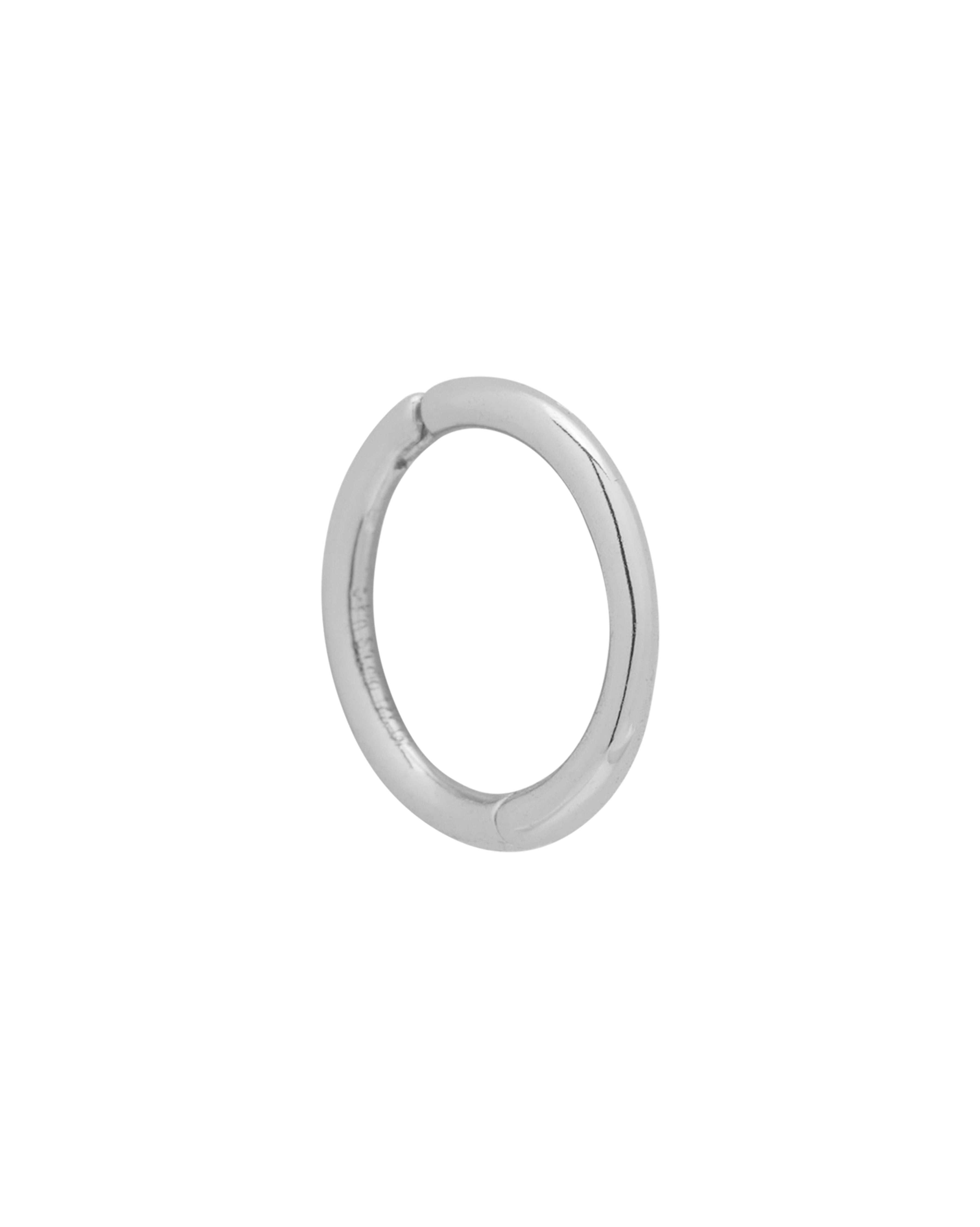 Infinite Seamless Hoop - Sterling Silver