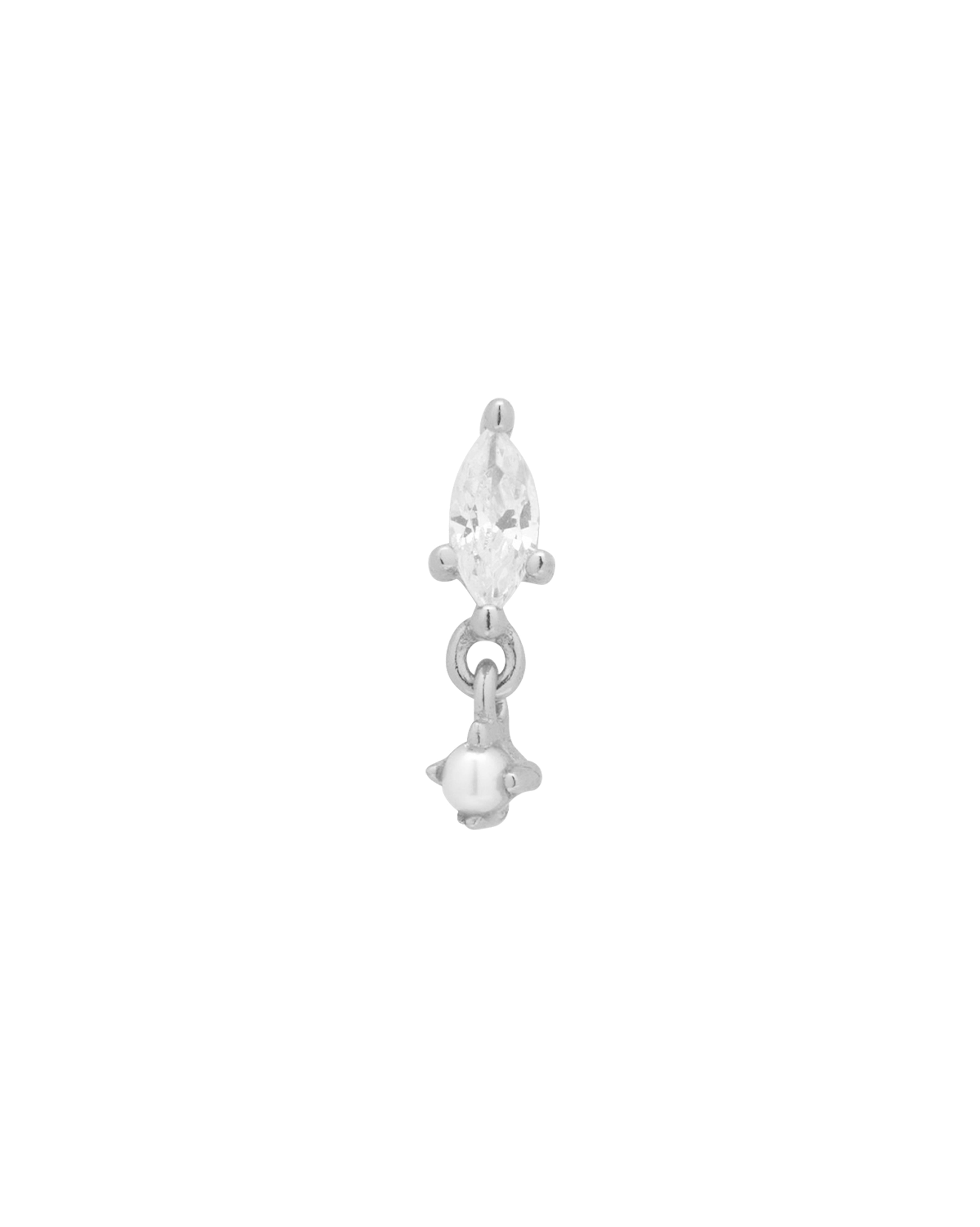 Kite Dangle Piercing Stud - Sterling Silver