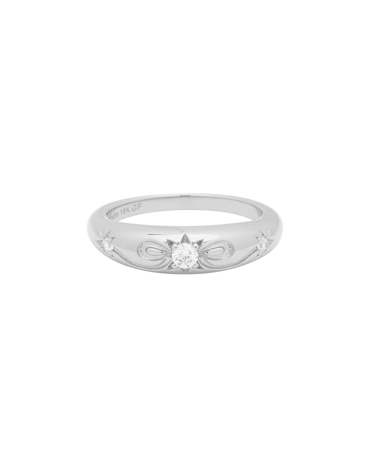 Pretty Please Bow Ring - Sterling Silver