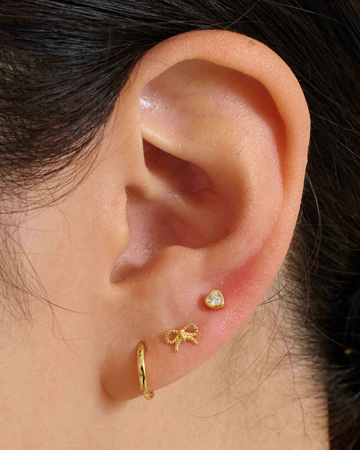 14K Solid Gold Infinite Seamless Hoop