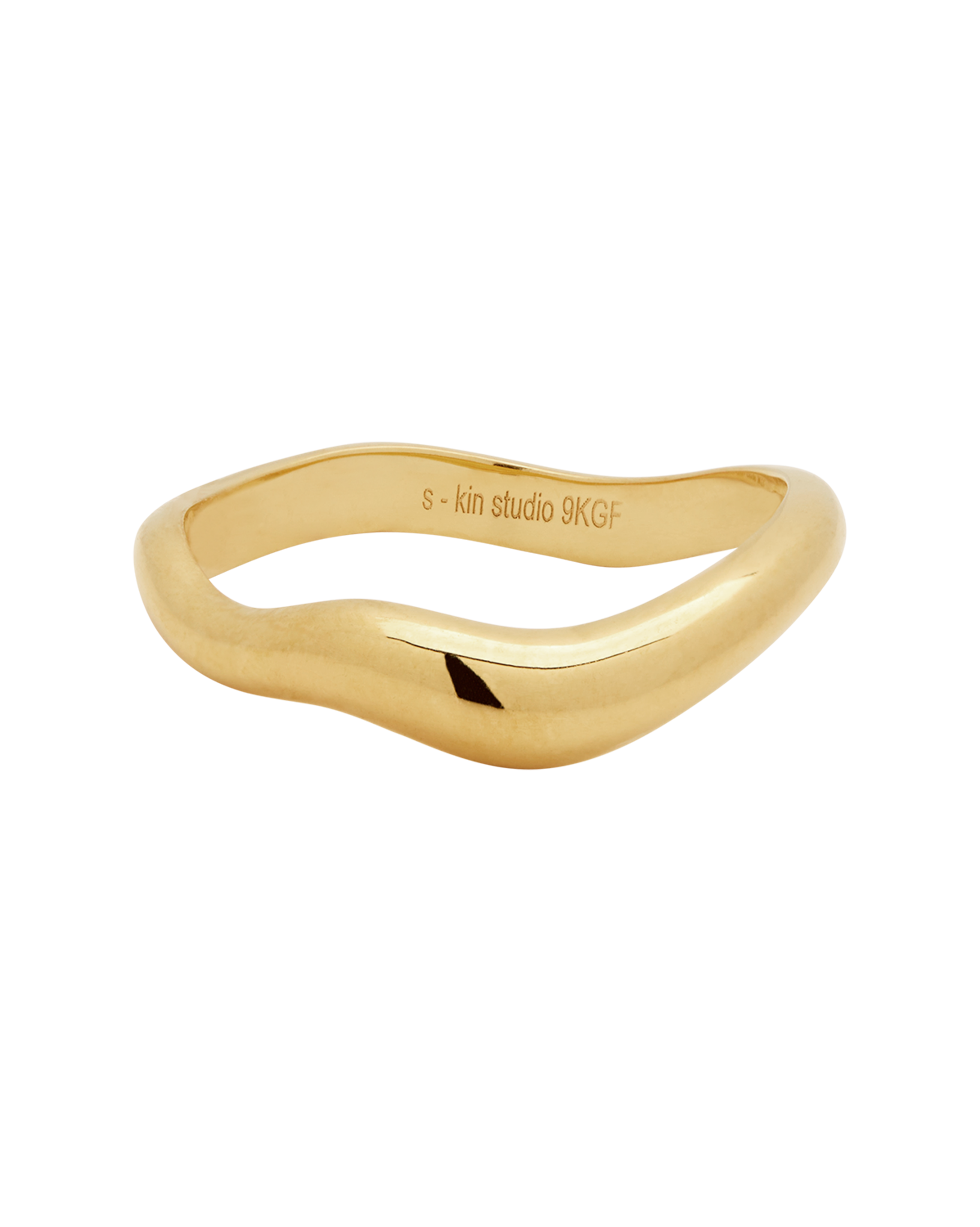 Solid Gold Romy Wave Ring