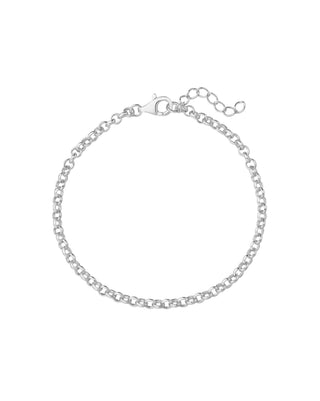 Rolo Charm Bracelet - Sterling Silver