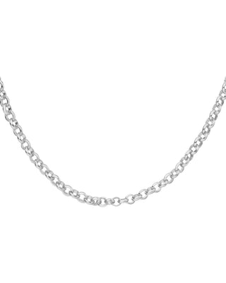 Rolo Charm Necklace - Sterling Silver