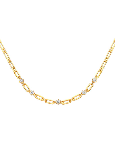 Satellite Paperclip Necklace