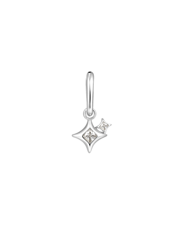 Twin Constellation Charm - Sterling Silver