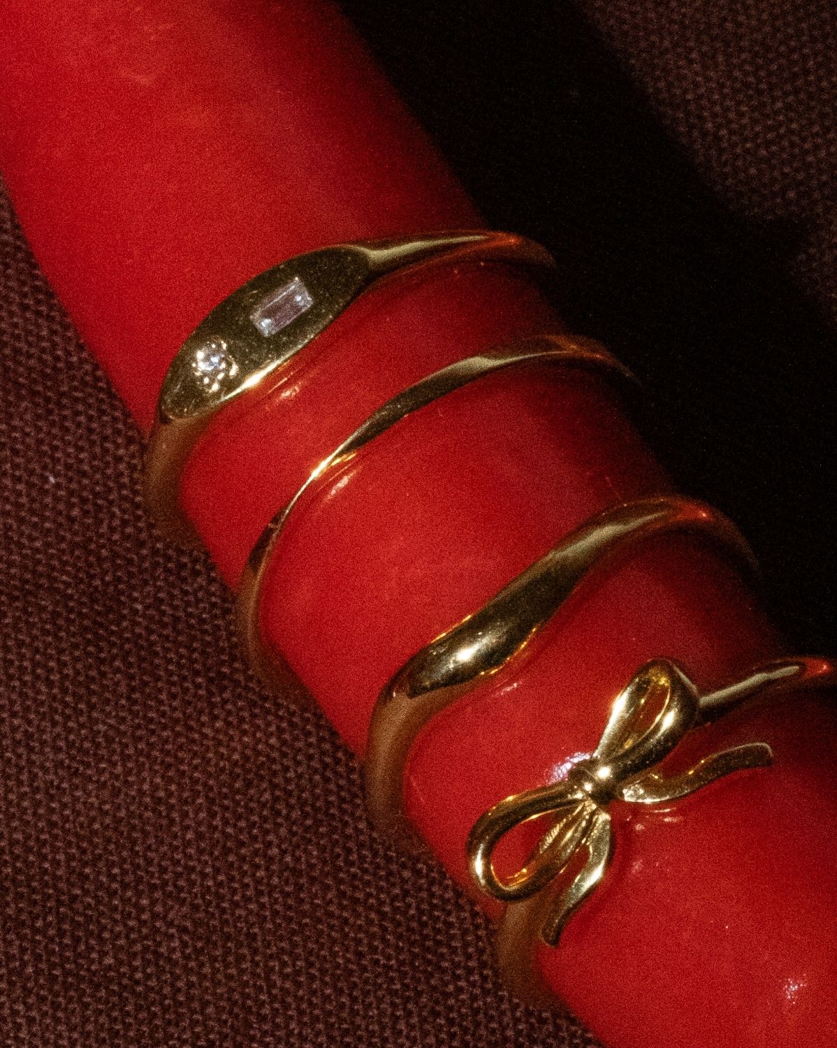 Solid Gold Sloane Twist Ring