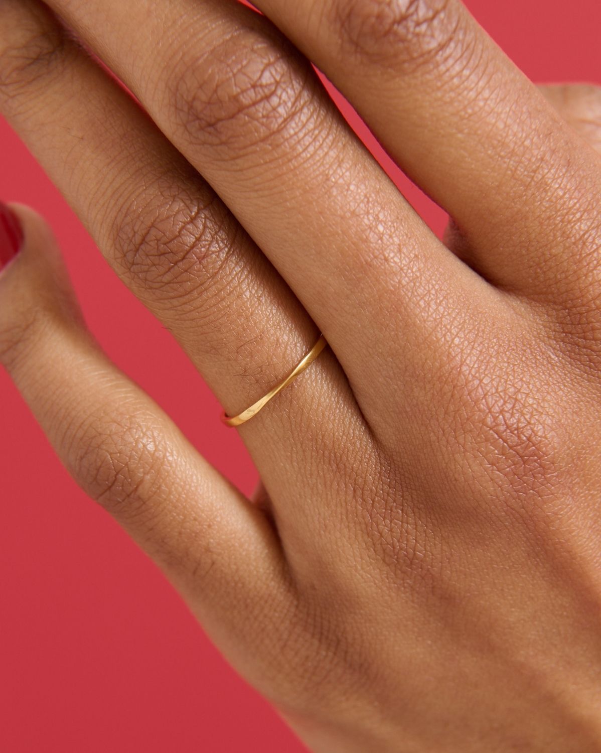 Solid Gold Sloane Twist Ring