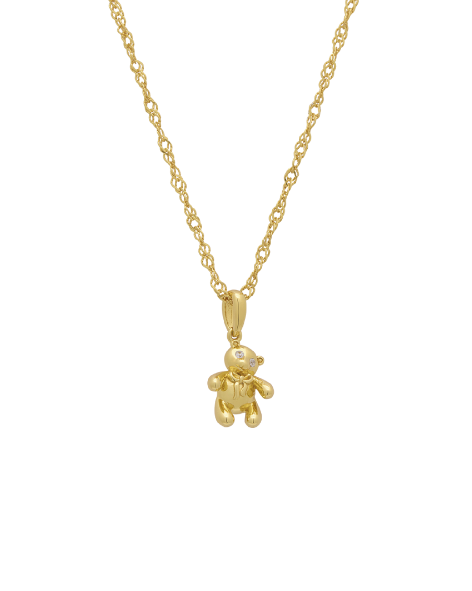 Teddy Pendant Necklace - 18K Gold Fill | S-kin Studio Jewelry