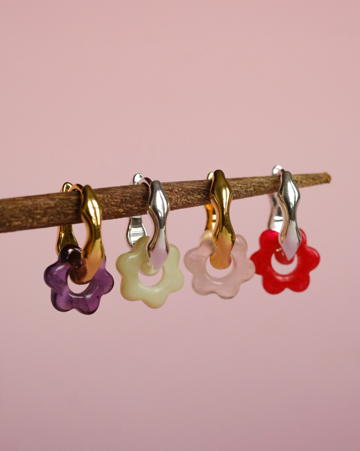 Rina Hoops - Sterling Silver