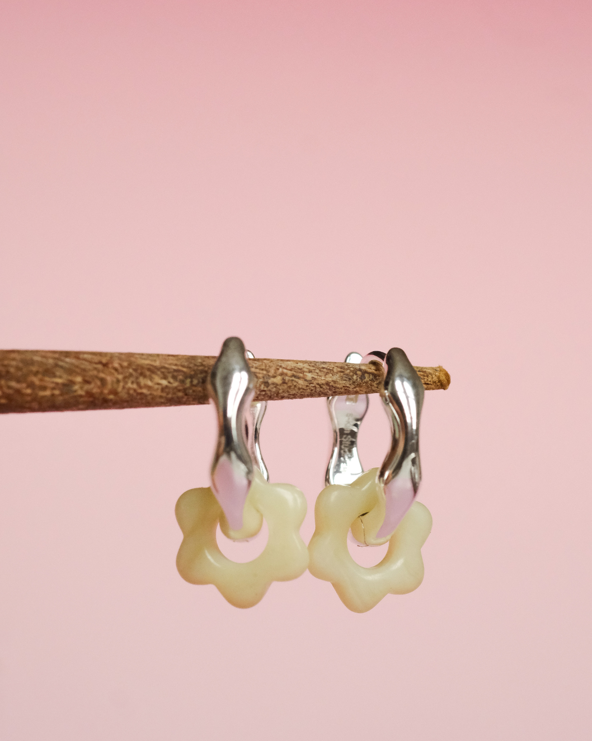 Rina Hoops - Sterling Silver