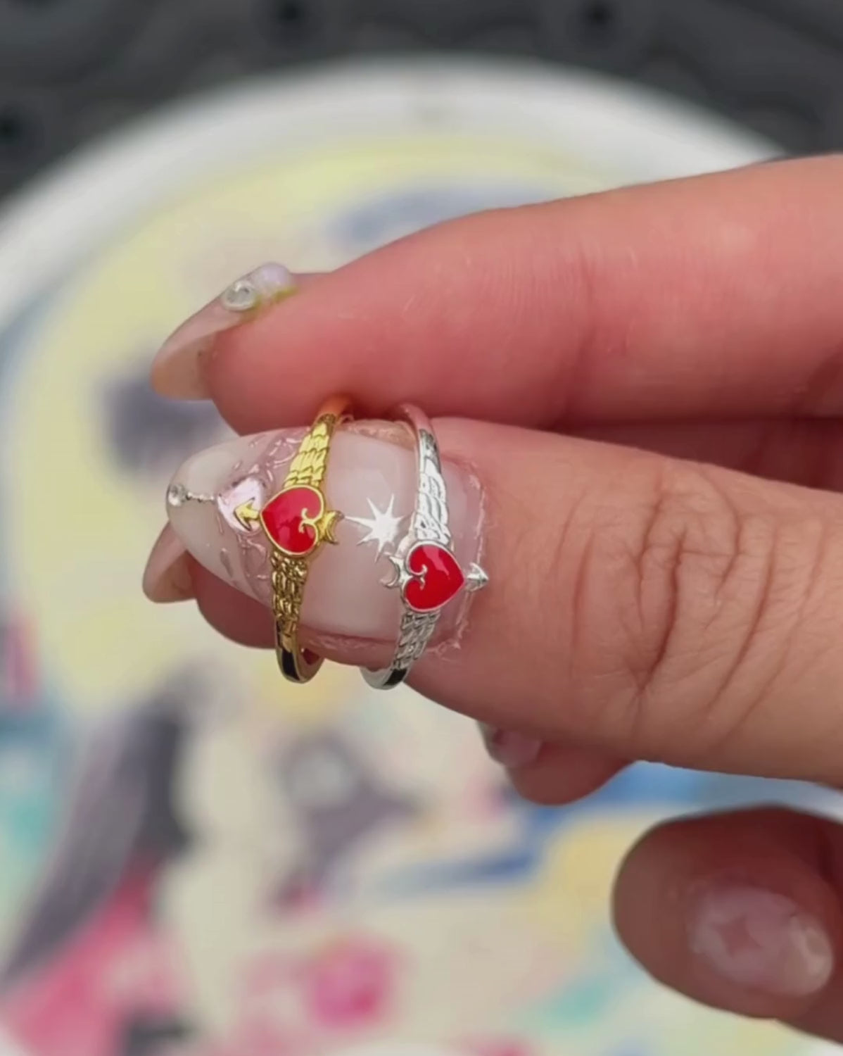 Solid Gold Guardian’s Heart Ring