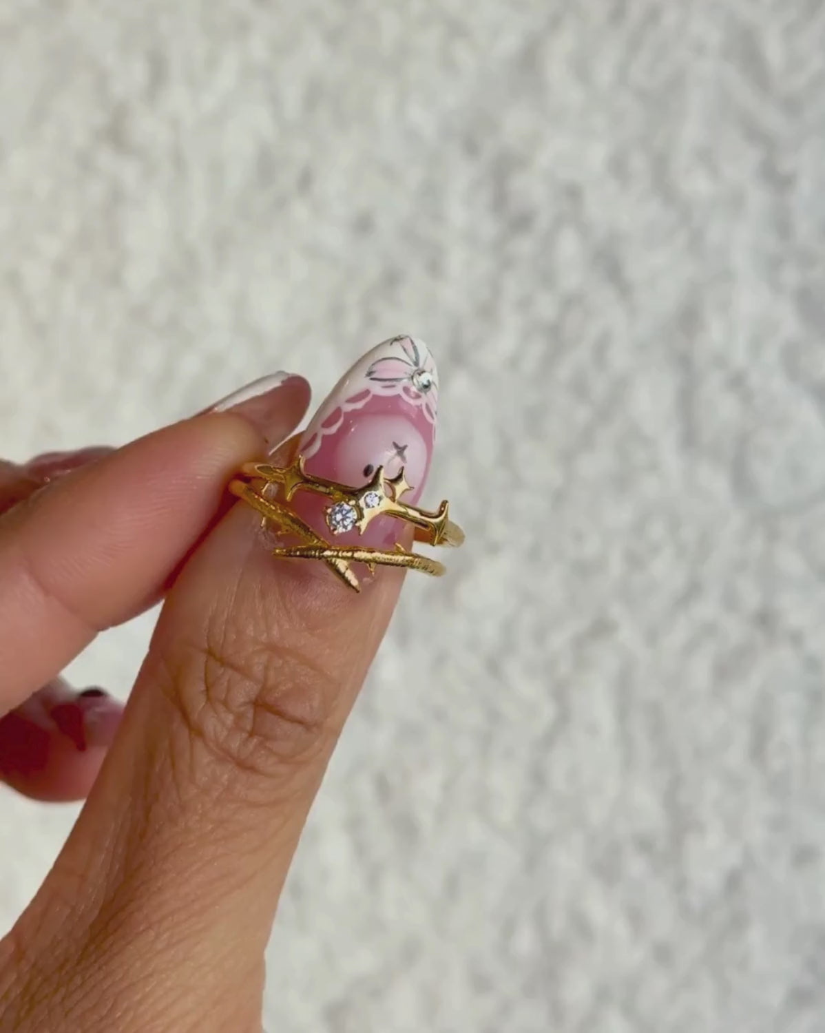 Solid Gold Elira Sparkle Ring