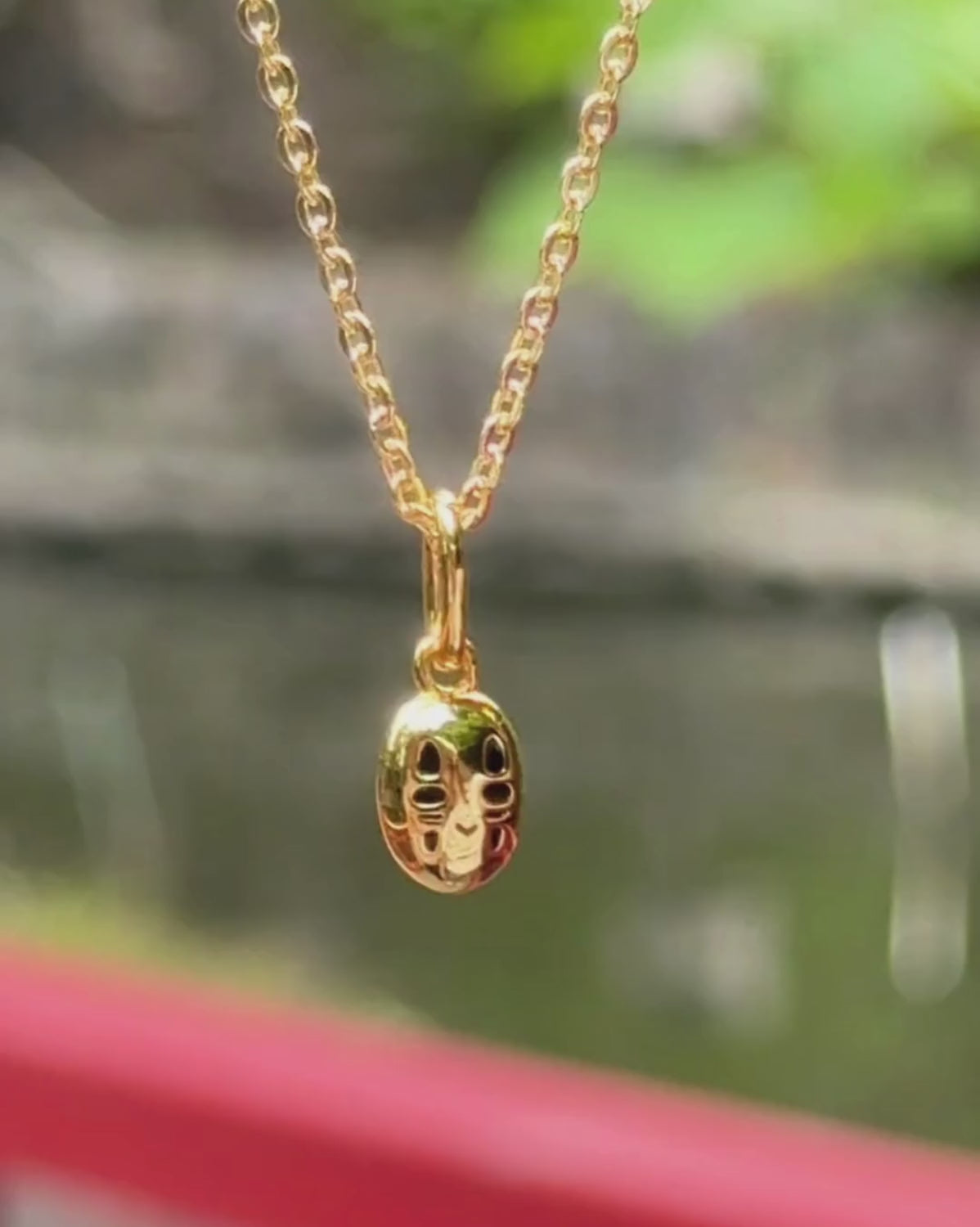 Solid Gold No Face Charm