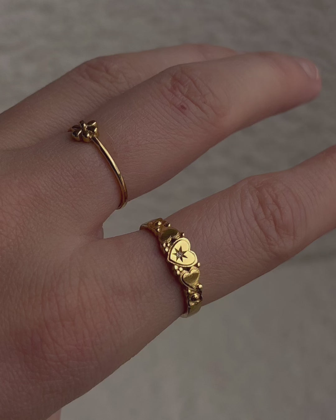 Solid Gold Patricia Heirloom Ring