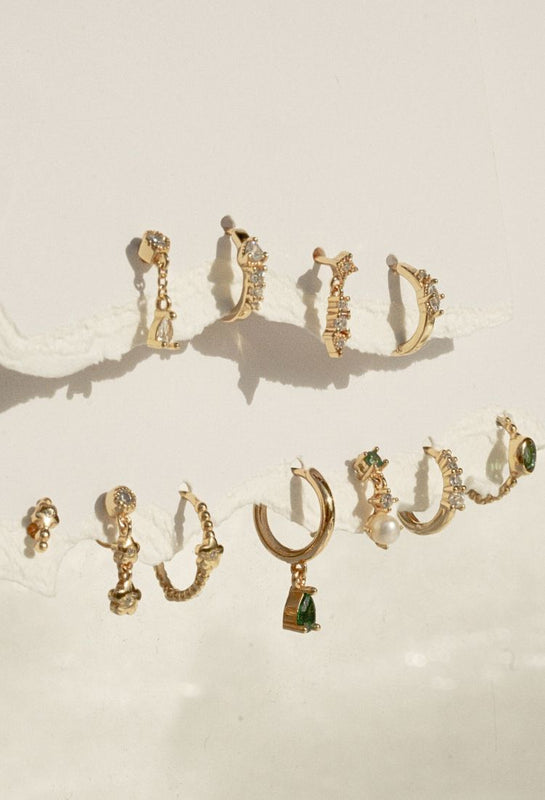 8pcs Pearl Jewelry Ear Cuff Earrings Magnet Stud Ear Clip Gift For Friend |  Catch.com.au