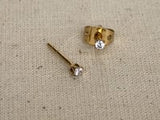 Byeol Solid Gold Diamond Stud | 9K Solid Gold Earrings | S-kin Studio Jewelry | Ethical Jewelry That Lasts