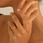 Sora Solid Gold Signet Ring | 9K Solid Gold Rings | S-kin Studio Jewelry | Ethical Jewelry That Lasts