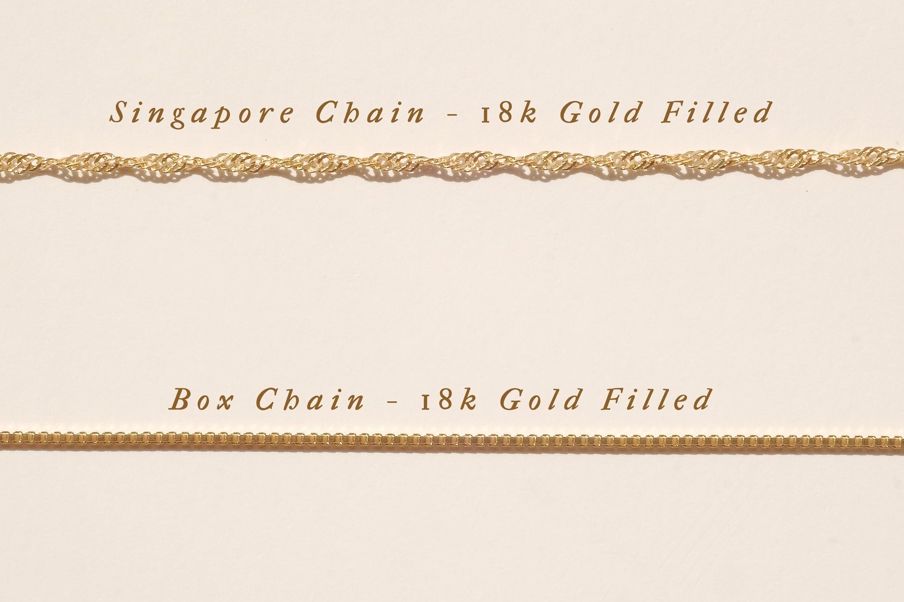 Box Chain Necklace - S-kin Studio Jewelry | Minimal Jewellery That Lasts.