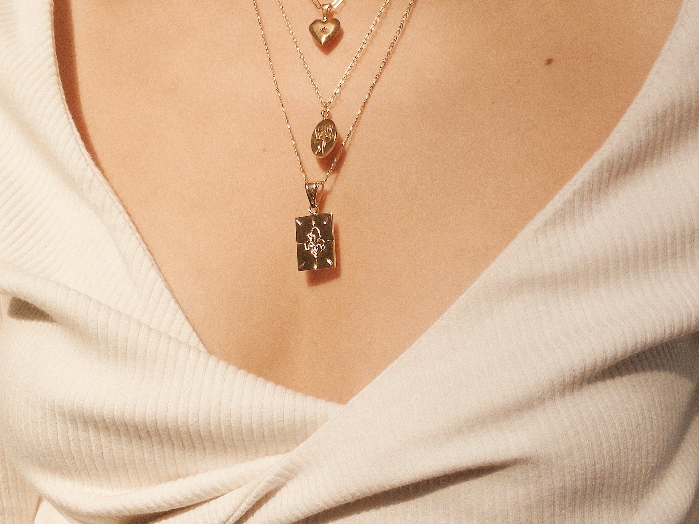 Gilded Heart Pendant Necklace - S-kin Studio Jewelry | Minimal Jewellery That Lasts.