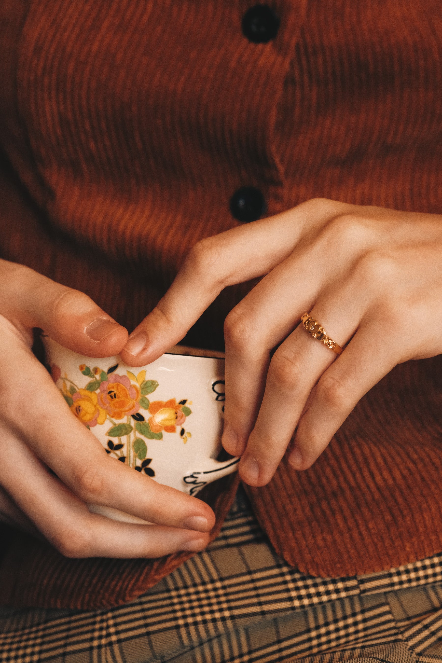 Patricia Heirloom Ring - Gold-Filled - S-kin Studio Jewelry | Minimal Jewellery That Lasts.