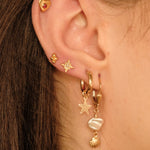 Moana Shell Pearl Earrings - S-kin Studio Jewelry | Minimal Jewellery That Lasts.