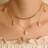 Ana Keshi Pearl Necklace - S-kin Studio Jewelry | Minimal Jewellery That Lasts.
