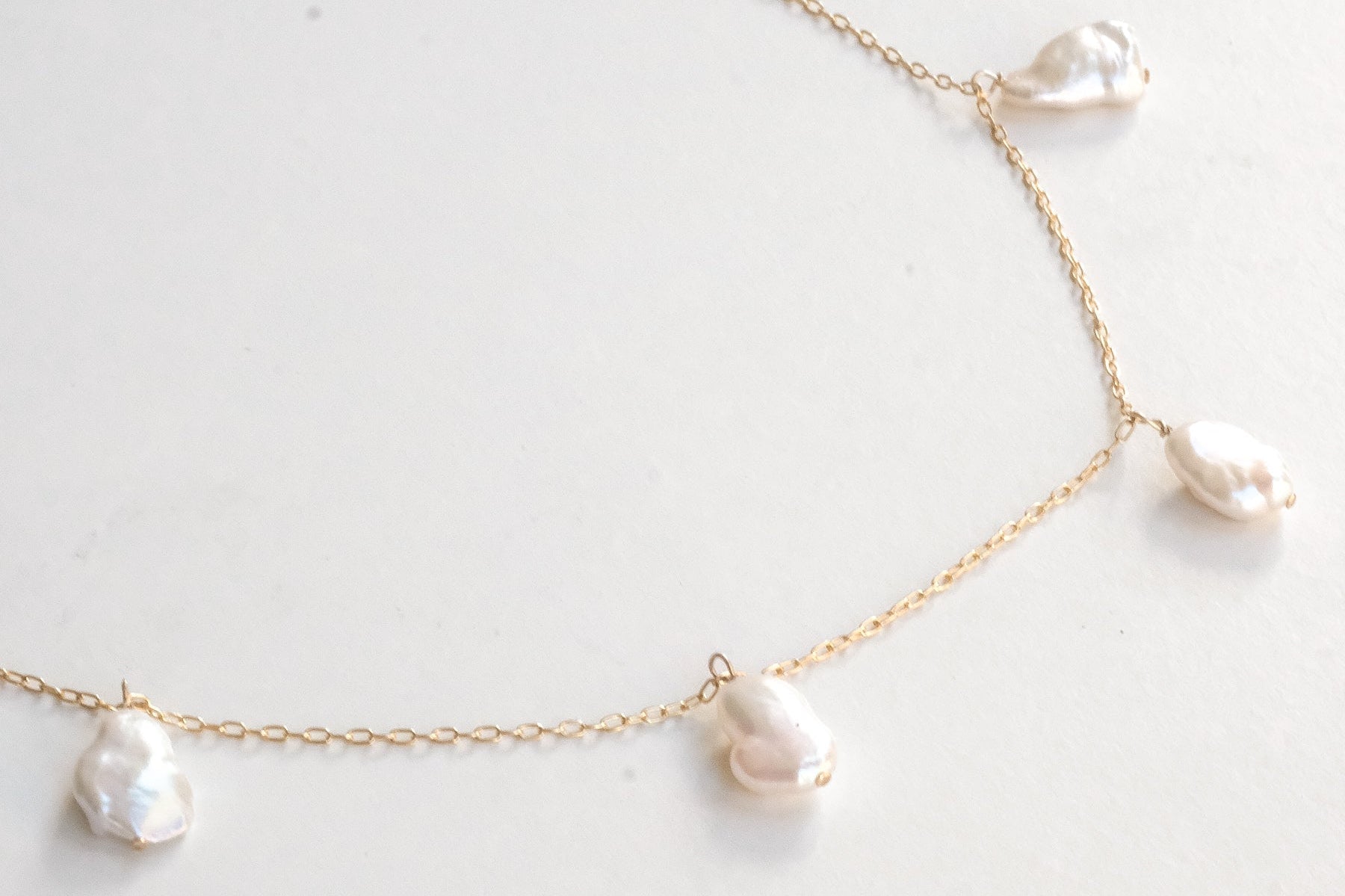 Ana Keshi Pearl Necklace - S-kin Studio Jewelry | Minimal Jewellery That Lasts.