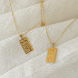 Libra Zodiac Necklace - S-kin Studio Jewelry | Minimal Jewellery That Lasts.