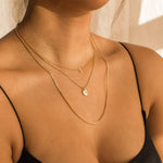 Figaro Chain Necklace - S-kin Studio Jewelry | Minimal Jewellery That Lasts.