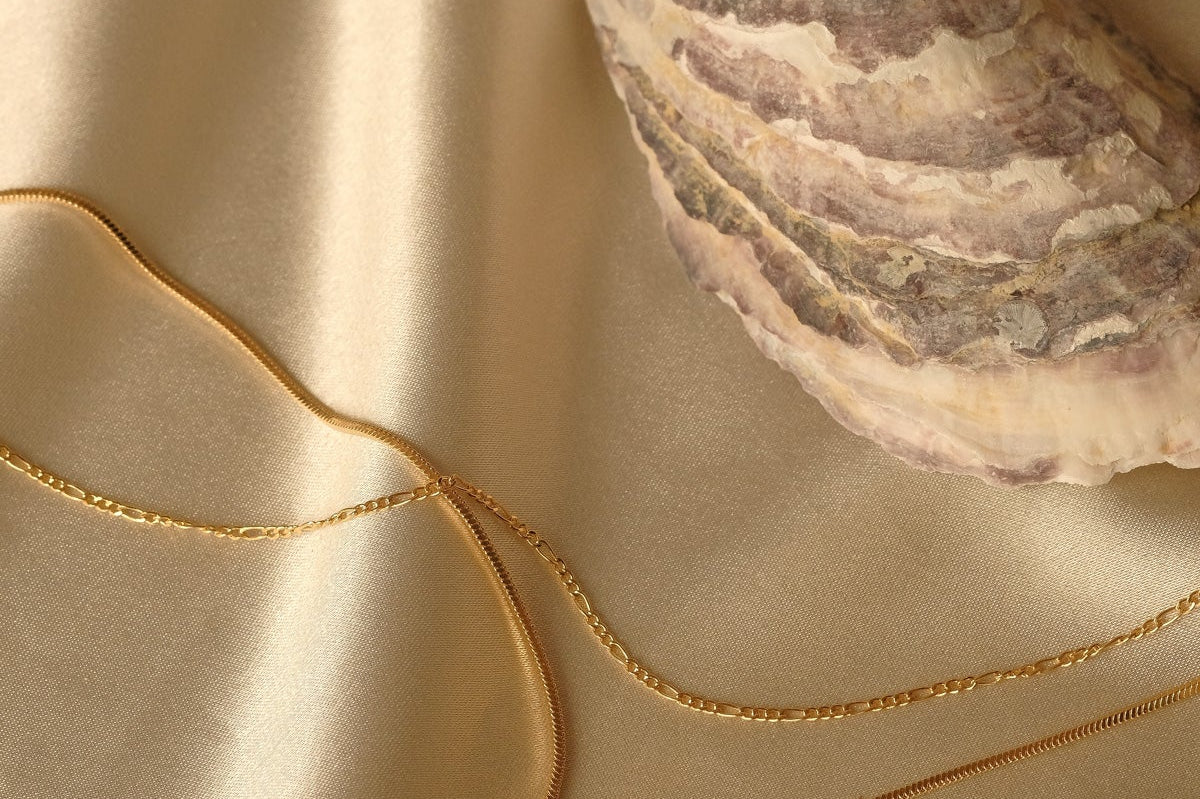 Figaro Chain Necklace - S-kin Studio Jewelry | Minimal Jewellery That Lasts.
