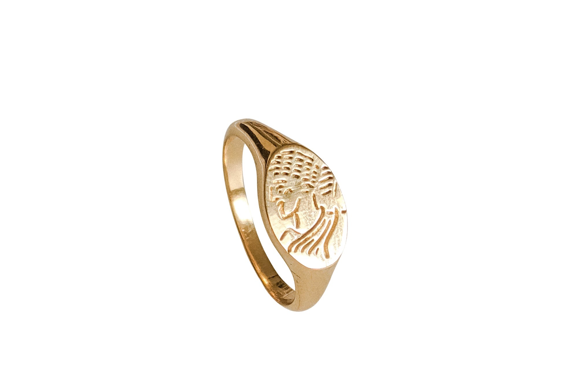 Roma III Signet Ring - S-kin Studio Jewelry | Minimal Jewellery That Lasts.