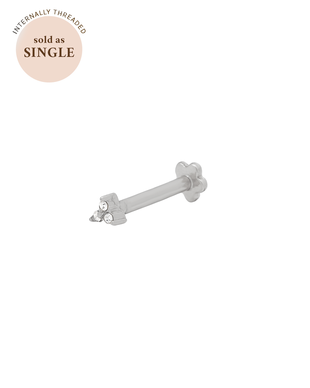 Angela Tiny Trio Stud - Sterling Silver