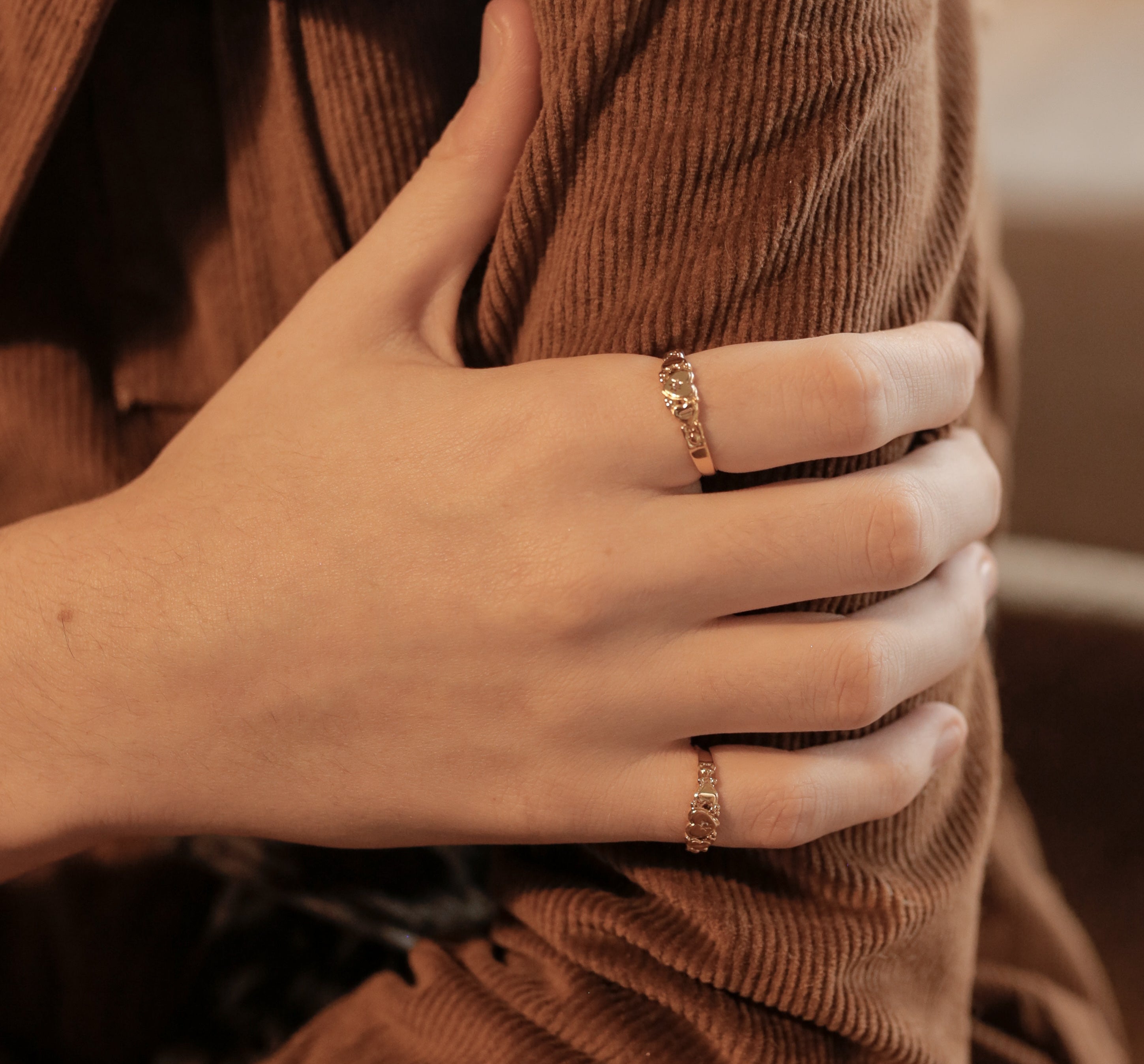 Patricia Heirloom Ring - Gold-Filled - S-kin Studio Jewelry | Minimal Jewellery That Lasts.