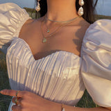 Aphrodite Baroque Double Pearl Silver Earrings | S-kin Studio Jewelry | Ethical Pearl Wedding Earrings