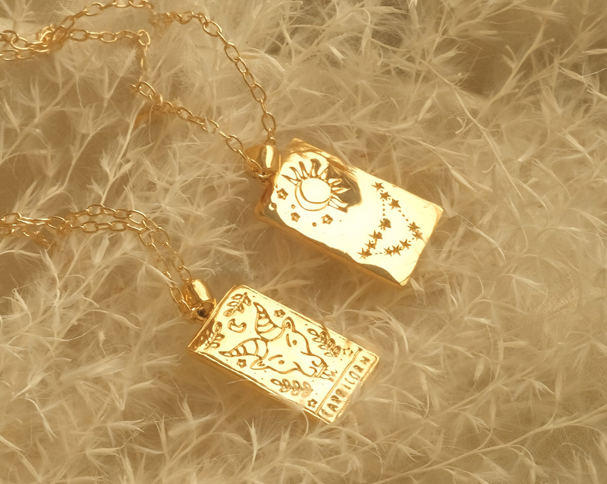 Capricorn Zodiac Necklace - S-kin Studio Jewelry | Minimal Jewellery That Lasts.