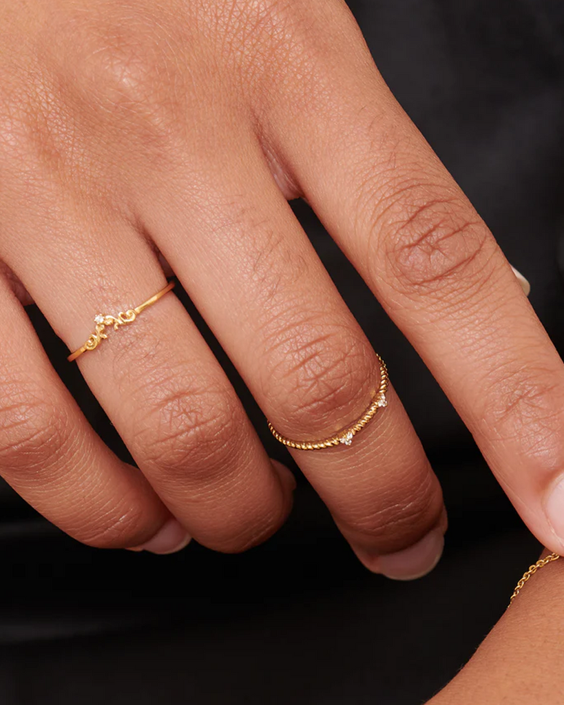 Custom Birthstone Gem 14K Gold Stacking Ring — G.V. Jewelry | Custom  Jewelry Chicago | Andersonville Jewelry Store & Repairs