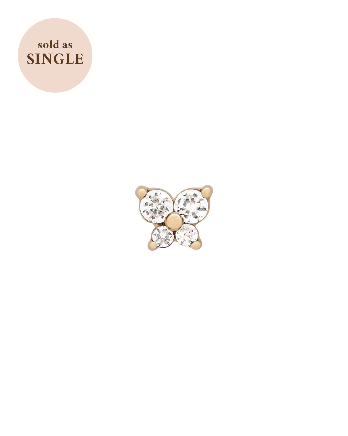 Cho Butterfly Single Stud