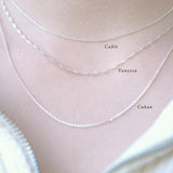 Vanessa Chain Necklace - Sterling Silver | S-kin Studio Jewelry | Minimal Jewellery That Lasts.