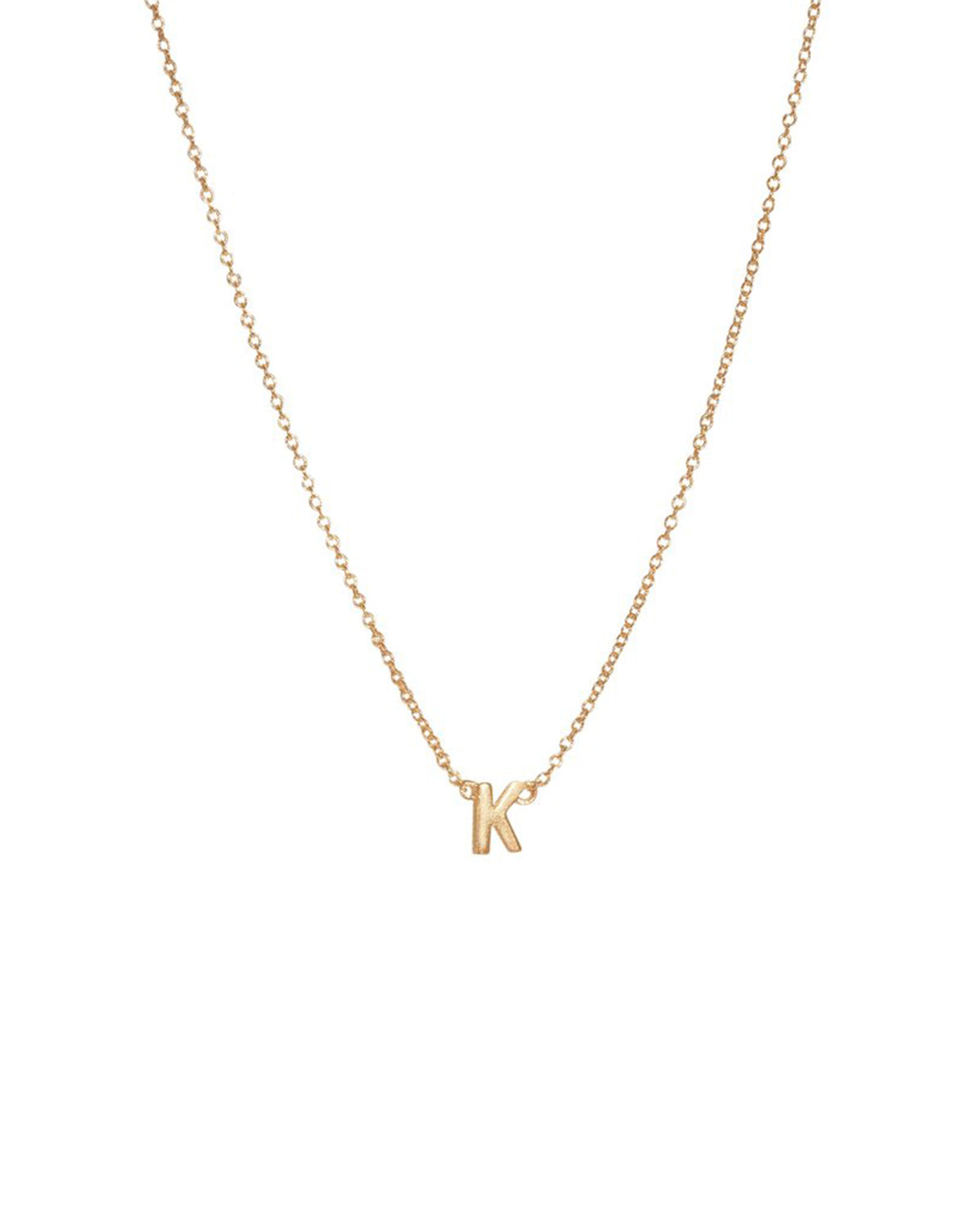 Custom letter deals gold necklace