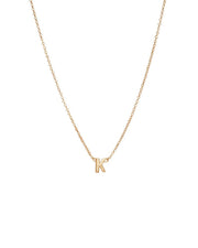 Custom Single Initial Necklace - S-kin Studio Jewelry | Minimal Jewellery That Lasts.