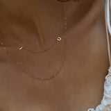 Custom Duo Initials Necklace - S-kin Studio Jewelry | Minimal Jewellery That Lasts.