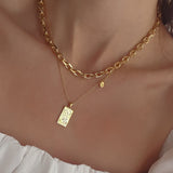 Gemini Zodiac Necklace - S-kin Studio Jewelry | Minimal Jewellery That Lasts.