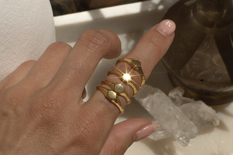 Tarot Inspired Gold Fill Jewelry | S-kin Studio Jewelry | Minimal Jewelry That Lasts
