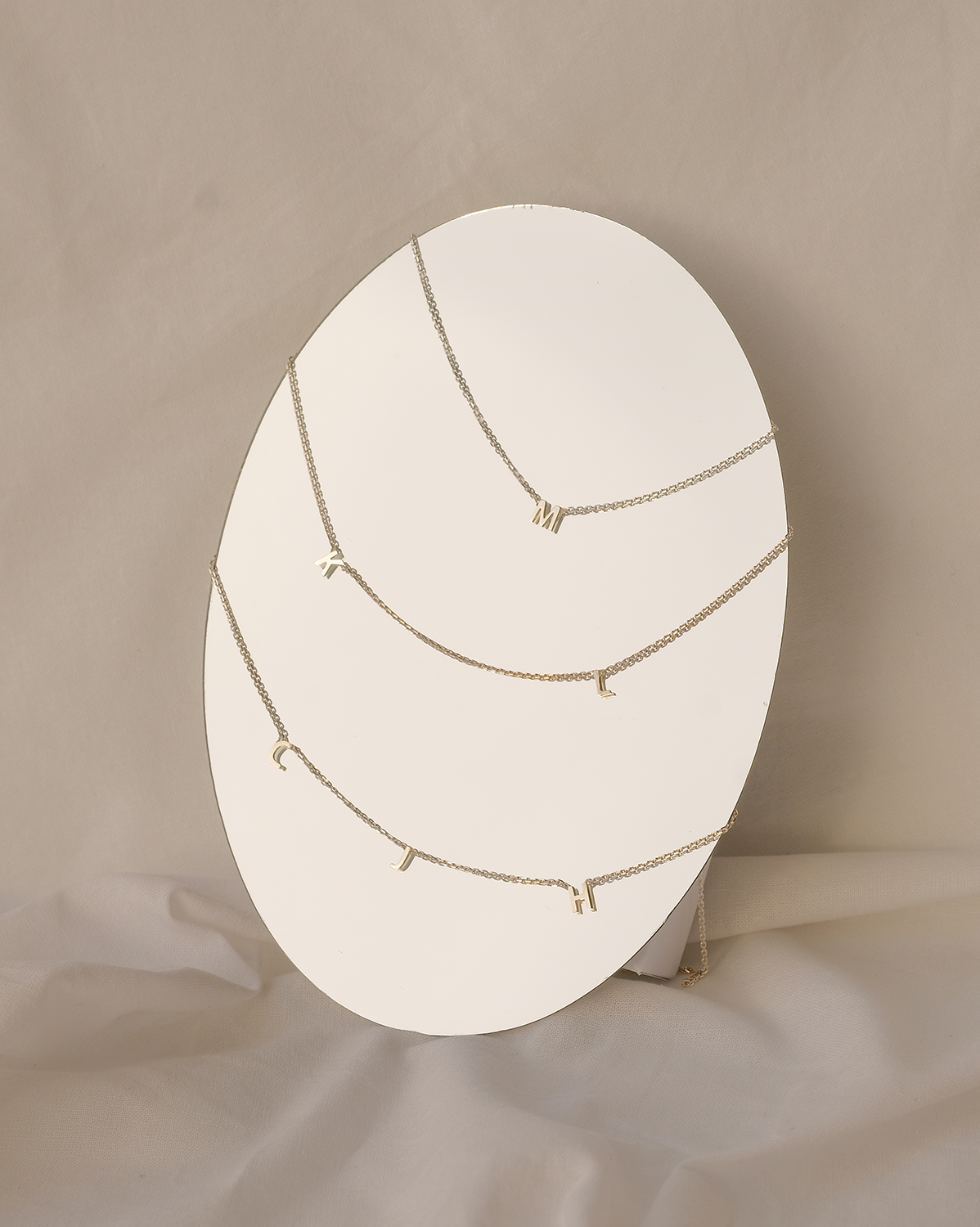 Custom Duo Initials Necklace - S-kin Studio Jewelry | Minimal Jewellery That Lasts.