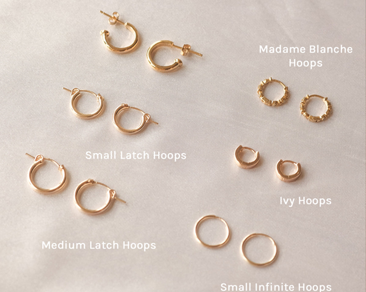 Mix & Match Small Infinite Hoops (11mm) - S-kin Studio Jewelry | Minimal Jewellery That Lasts.