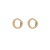 Gold Ivy Huggie Hoops - S-kin Studio Jewelry | Minimal Jewellery That Lasts.