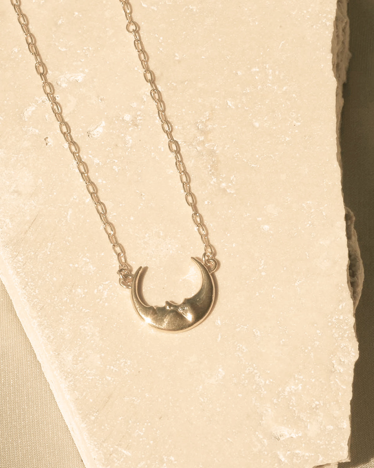 La Luna Pendant Necklace - Sterling Silver