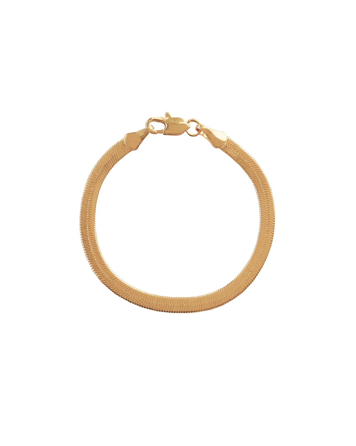 Paris Flat Chain Bracelet- Sterling Silver | S-kin Studio Jewelry | Ethical Gold Bracelets