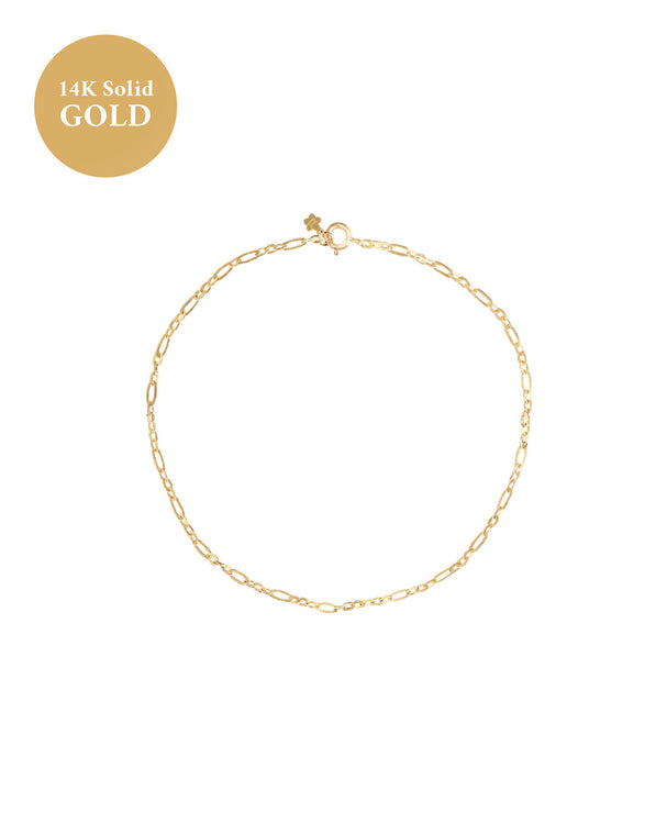 14K Solid Gold Rosalita Bracelet | S-kin Studio Jewelry | Ethical Permanent Bracelets