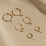 Sandra Basic Hoops - S-kin Studio Jewelry | Minimal Jewellery That Lasts.